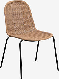 Stapelbarer Gartenstuhl Aus Synthetischem Rattan