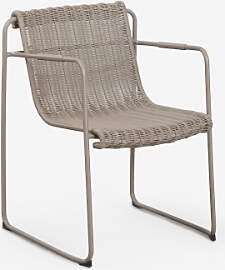 Stapelbarer Gartenstuhl Mit Armlehnen Aus