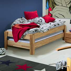 Stapelbett Elliot Kernbuche Massivholz ohne