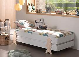 Stapelbett Modulo Weiß