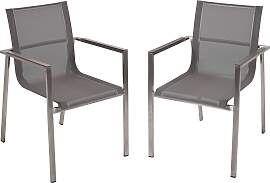 Stapelstuhl GARDEN PLEASURE "SIENNA, 2er