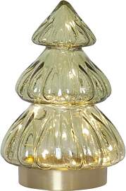 Star LED Tischleuchte 'Abete' aus Glas,