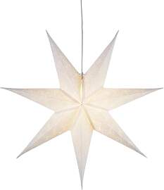 Star Papierstern Decorus 7-zackig Weiß 63cm Ø