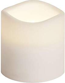 Star Trading LED Außen Kerze weiß, 7,5cm /