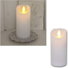 Star Trading LED-Echtwachskerze, GLOW, 1 orange