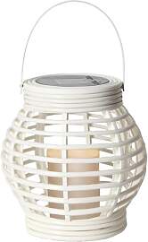 Star Trading Solarlaterne Garten, Rattan-Design in 