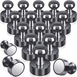Starke Neodym Magnete, 18 Stück Schwarz Extra