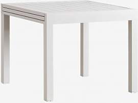Starmi Ausziehbarer Gartentisch 90-180x90 Cm Aus