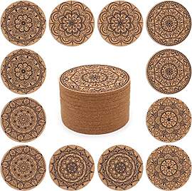 STARUBY 12 Stück Untersetzern Indisches