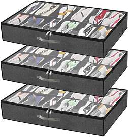 STARVAST 3 STÜCK Unterbett-Kommode für Schuhe