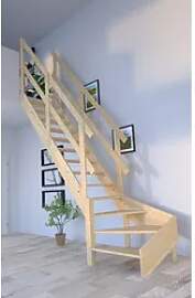 Starwood Raumspartreppe Holztreppe Korfu 1⁄4