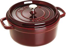 STAUB Gusseisen Bräter/Cocotte, Rund 26 cm, 5 L,