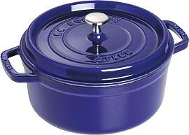 STAUB Gusseisen Bräter/Cocotte, Rund 26 cm, 5 L,