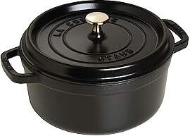 STAUB La Cocotte 26cm rund, Gusseisen - schwarz