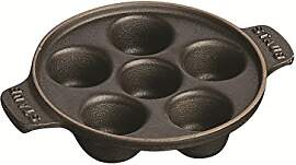 STAUB Schneckenpfanne, Pfanne mit 6 Mulden, 14 cm, 