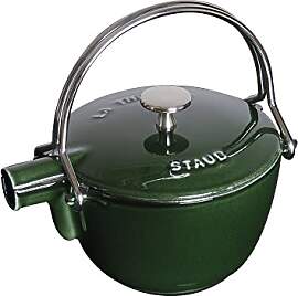 STAUB Teekanne, Wasserkessel aus Gusseisen, Rund,