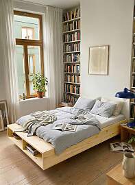 Stauraumbett KARUP DESIGN "Merge Bed