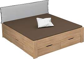 Stauraumbett RAUCH "Aditio", braun