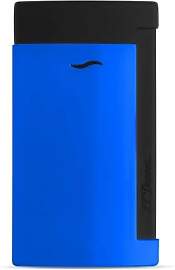 ST Dupont Slim 7 Feuerzeug, Fluoreszierendes Blau