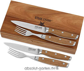 Steakbesteck 4tlg. - 2x Steakmesser & 2x
