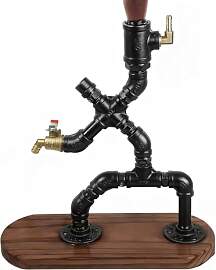 Steampunk-Alkoholhalter für Whiskey,