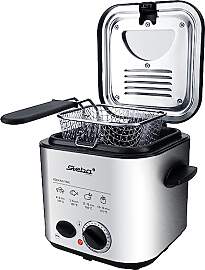 Steba DF 95 Edelstahl Mini-Fritteuse mit