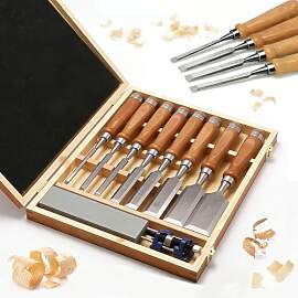 Stechbeitel Set Für Holz,Stemmeisen,10-Teiliges