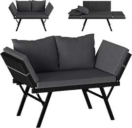 STEELSØN Elytra Gartenbank mit Auflagen &