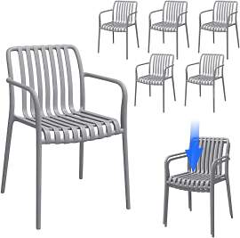 STEELSØN Pincoya Gartenstühle 6er Set –