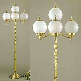 Stehlampe 1510 OBJEKTDESIGN, 5-flammig, Bronze