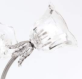 Stehlampe LA BOHEME, Altsilber