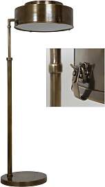 Stehlampe Rex Antik Messing