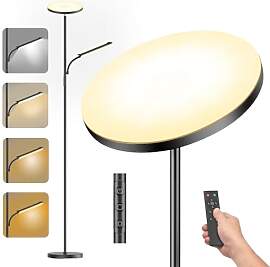 Stehlampe Wohnzimmer, 42W Deckenfluter mit