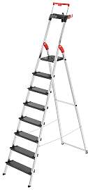 Stehleiter HAILO "L100 TopLine", grau