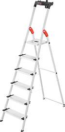 Stehleiter HAILO "L80 ComfortLine", grau 