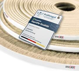 STEIGNER Bürstendichtung selbstklebend Beige 4 mm 