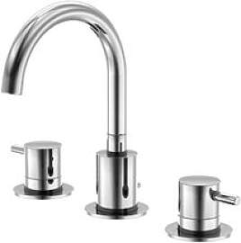 Steinberg Serie 100 Waschtisch-3-Loch-Armatur