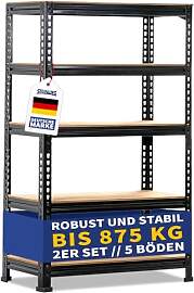 Steinweg Schwerlastregal 5 Böden Lagerregal