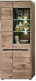 Stella Trading BELLANO Vitrine in Viking Eiche