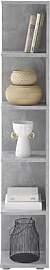 Stella Trading Corner Light Eckregal in Beton