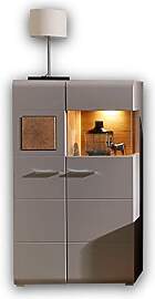 Stella Trading FUN PLUS 2 Kleine Vitrine in Basalt 