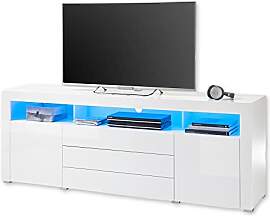 Stella Trading TV-Lowboard in Weiß, Weiß