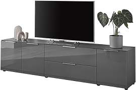 Stella Trading TV-Lowboard Santorin in Anthrazit,