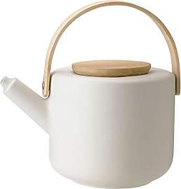 Stelton Teekanne Theo - Rustikale Steingut-Kanne,