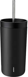Stelton To Go Sip Thermobecher mit Strohhalm, 0,4