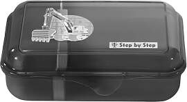 Step by Step Lunchbox „Bagger Rocco“ schwarz,
