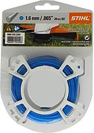 Stihl Mähfäden rund Rolle 1,6 mm 20 m, Blau