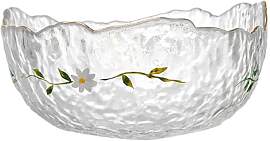 STOBAZA Glasschale Mit Daisy-Muster 3.15 Zoll