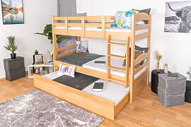 Stockbett 90 x 200 cm für Erwachsene "Easy