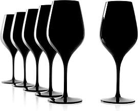 Stölzle Lausitz Blind Tasting Glas schwarz